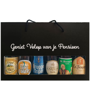 Bierpakket Tripel Bier: Geniet Volop Van Je Pensioen - Geschenkdoos