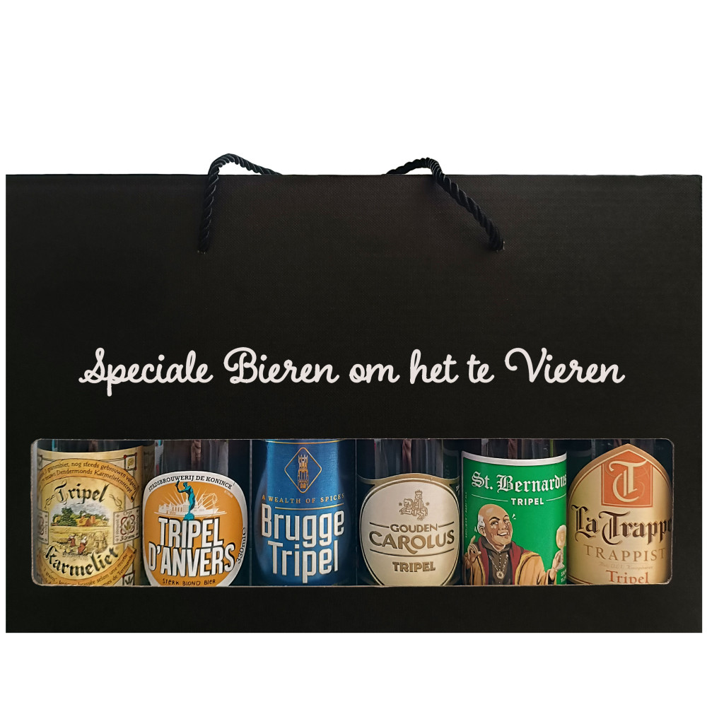 Bierpakket Tripel Bier: Speciale Bieren om het te Vieren - Geschenkdoos