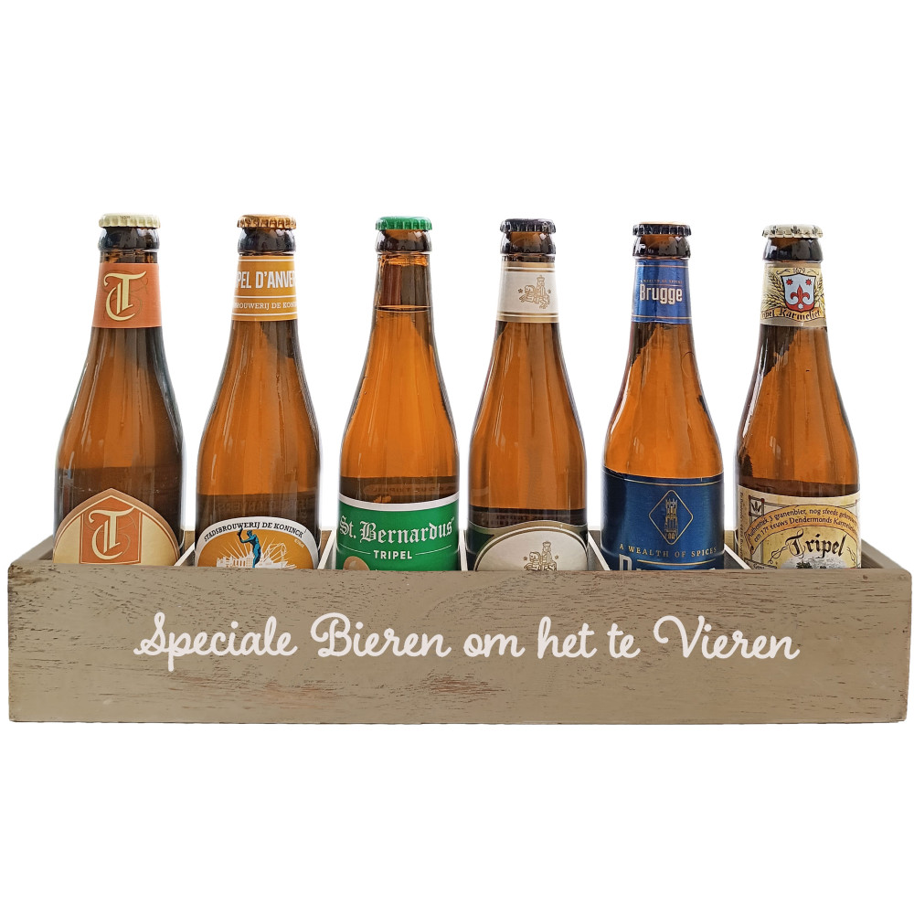 Bierpakket Tripel Bier: Speciale Bieren om het te Vieren - Kratje