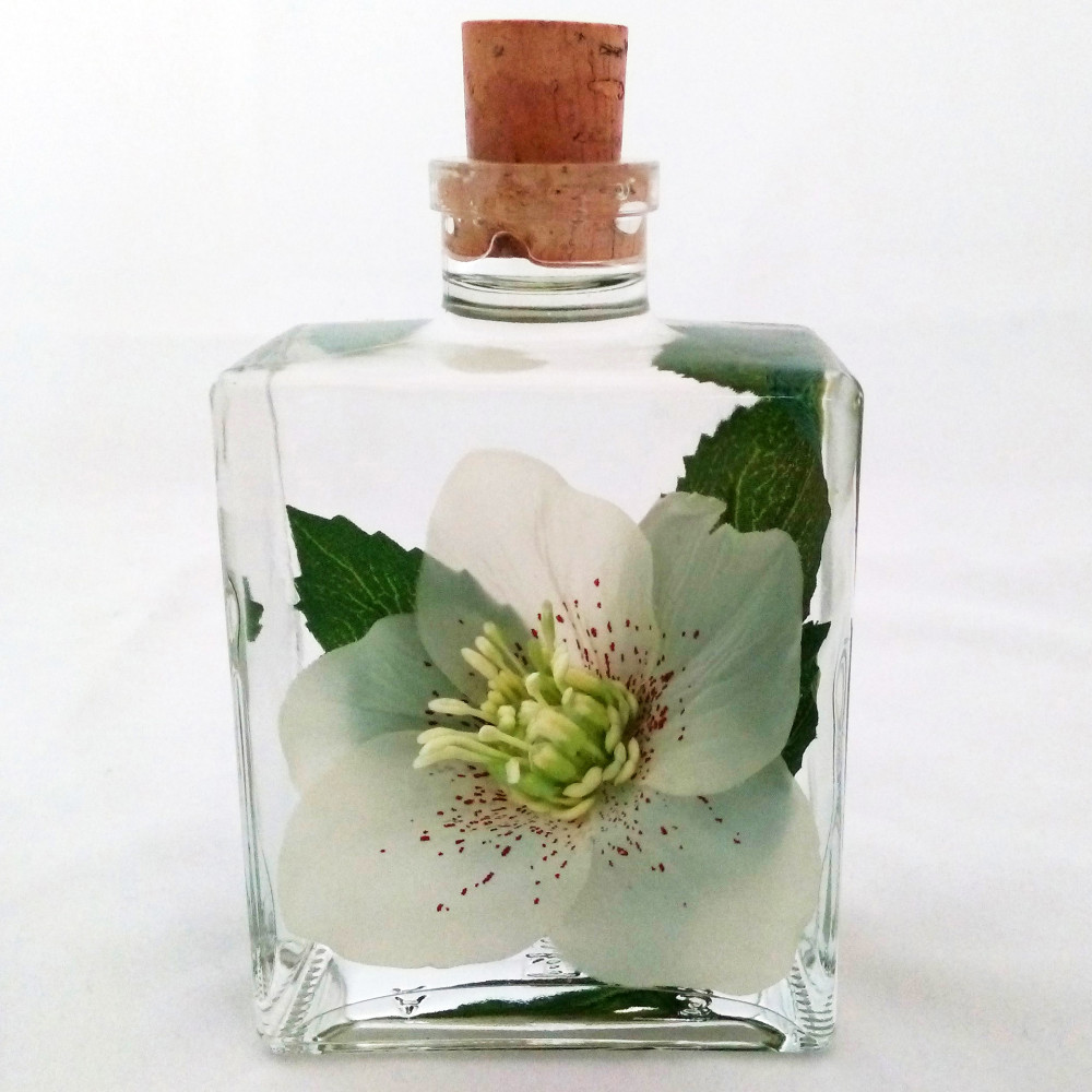 Olielamp Capri met Bloem (200 ml)