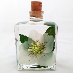 Olielamp Capri met Bloem (200 ml)