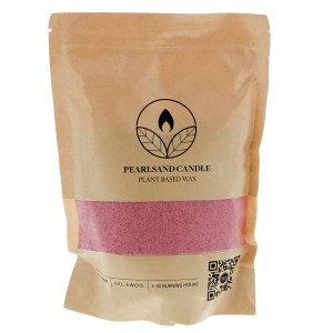 Kaarsenzand (Pearlsand) incl. 4 Wieken (400 gram) - Roze