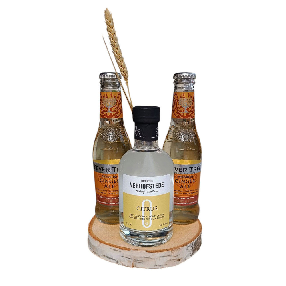 Ginger Glow Mocktail (Citrus 0% & Fever Tree Ginger Ale)