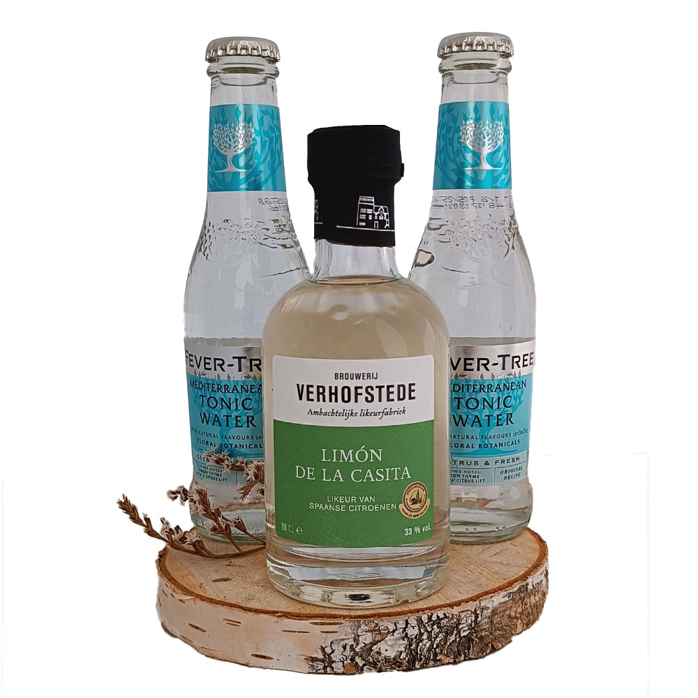 Limonata Tonic Cocktail (Limón de la Casita & Fever Tree Tonic)